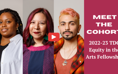 Ciara Elle Bryant, Tina Medina, Enrique Nevárez | 2022-23 TDG Equity in the Arts Fellowship